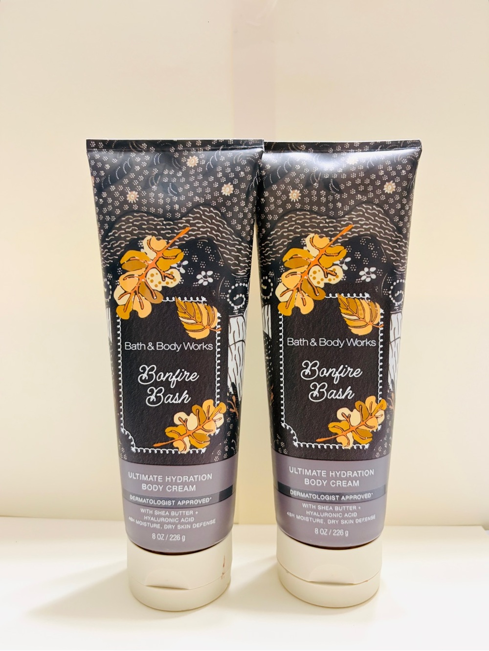 Bath & Body Works Bonfire Bash Ultimate Hydration Body Cream fall edition 2 pack